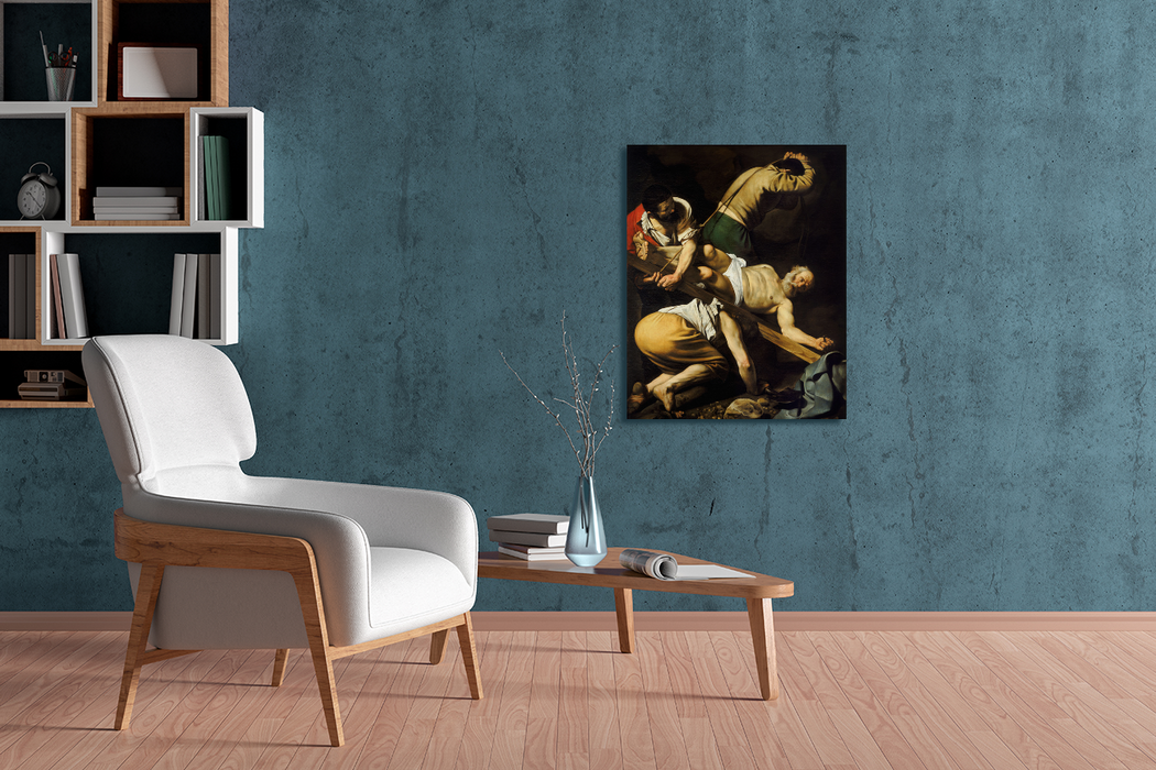 Saint Pierre (Crucifixion de saint Pierre, chapelle Cerasi)