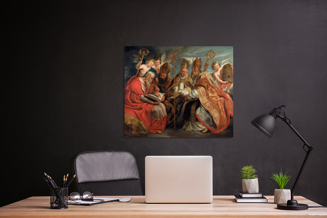 Les quatre Pères de l'Église latine