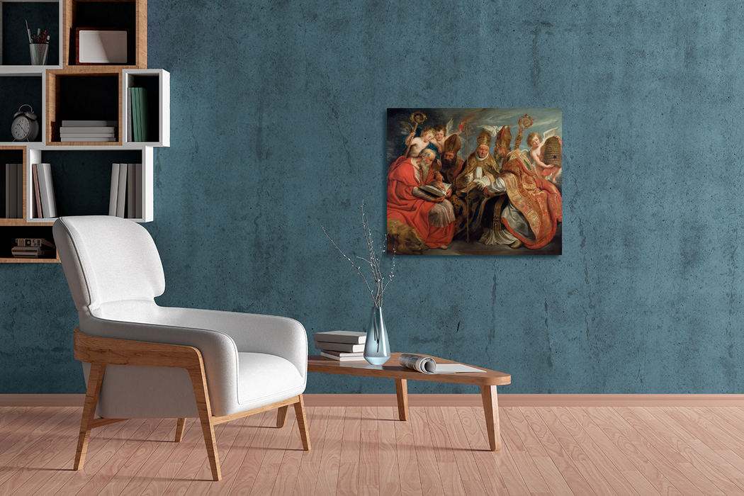 Les quatre Pères de l'Église latine