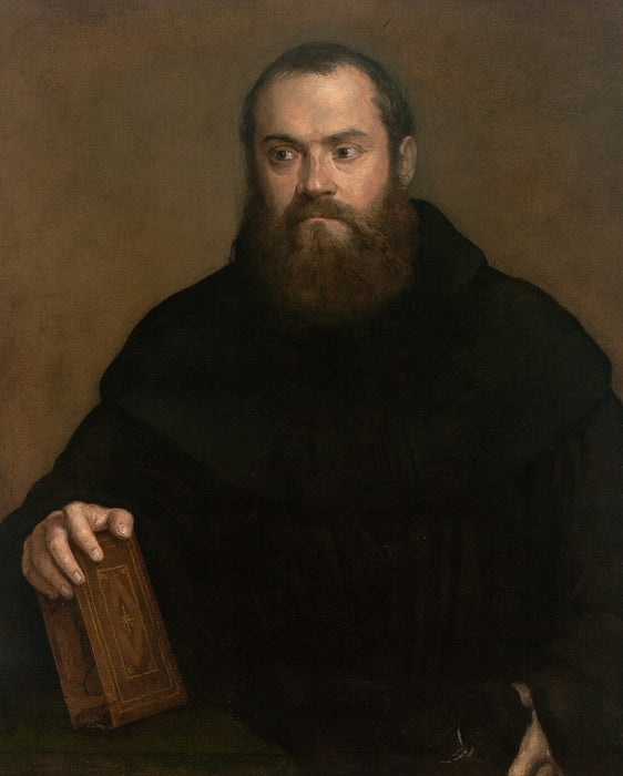 Un moine avec un livre