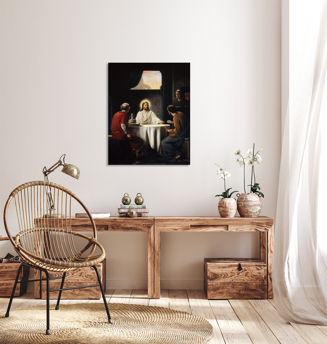 Christ At Emmaus by Carl Bloch