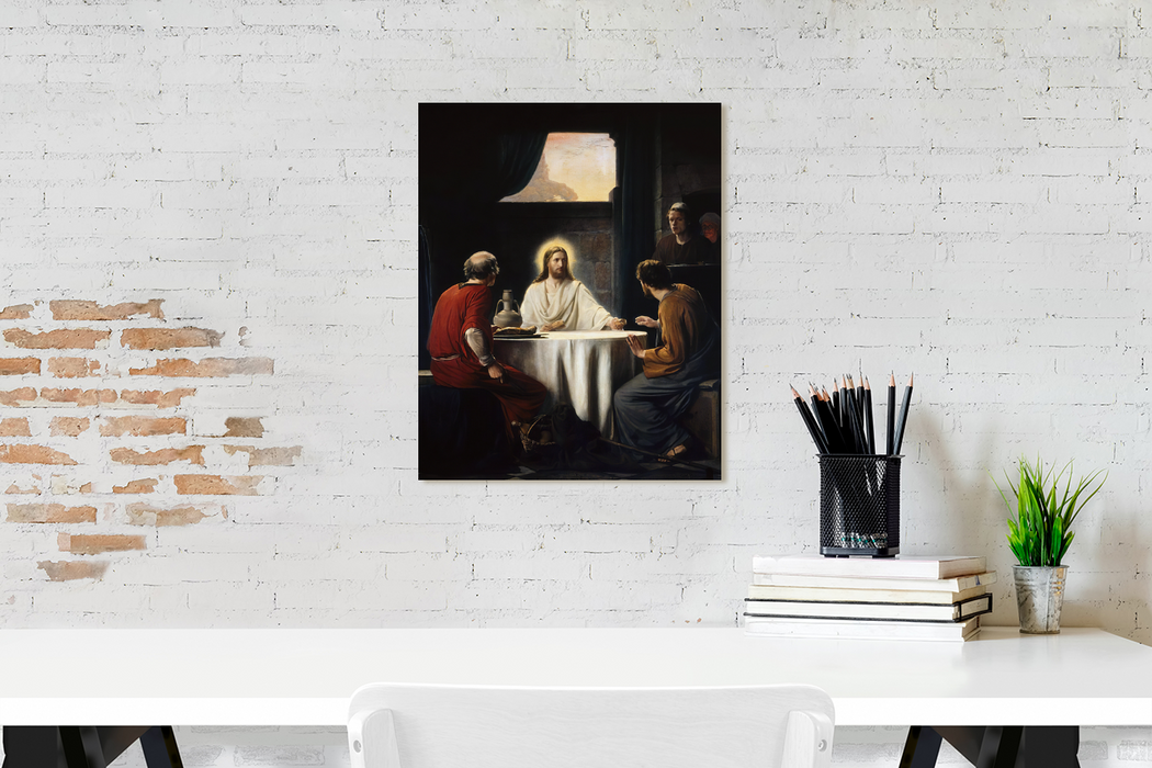Christ At Emmaus by Carl Bloch