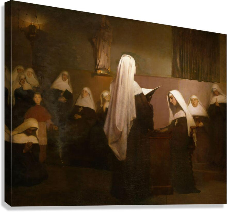 Christmas Night Mass Celebrated in a French Nunnery