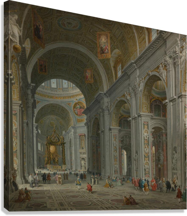 Interior of Saint Peter Basilica