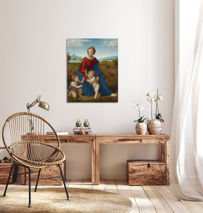 Madonna In The Meadow by Raphael