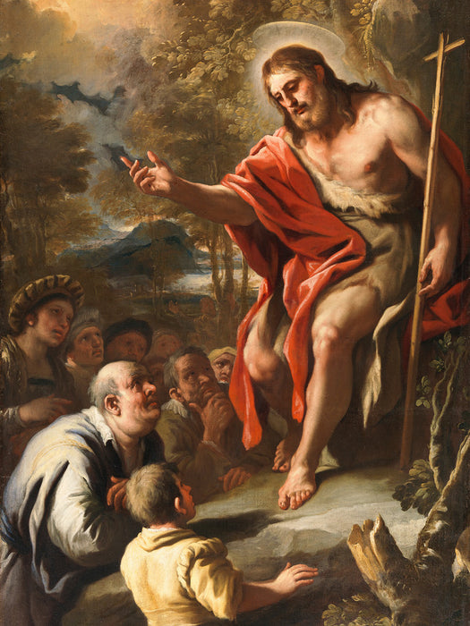 Saint Jean prêchant dans le désert