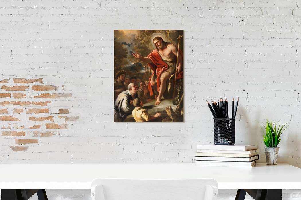 Saint Jean prêchant dans le désert