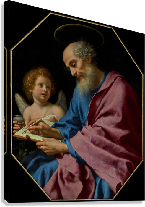 Saint Matthew Writing His Gospel