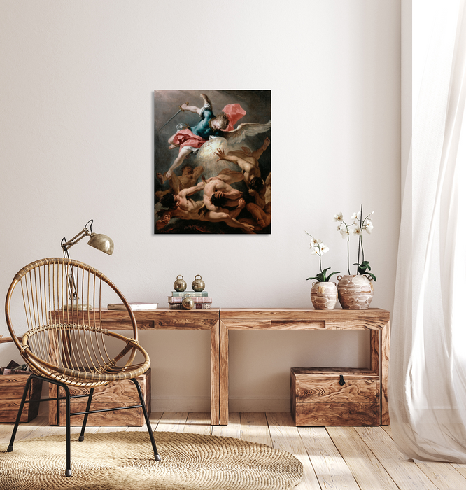 The Fall Of The Rebel Angels by Sebastiano Ricci