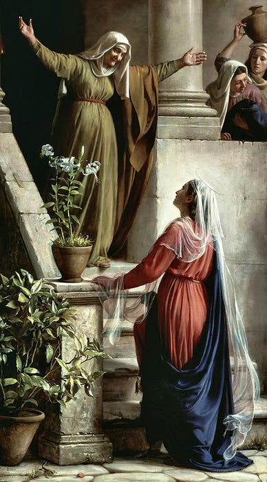 The Meeting Of Mary And Elisabeth