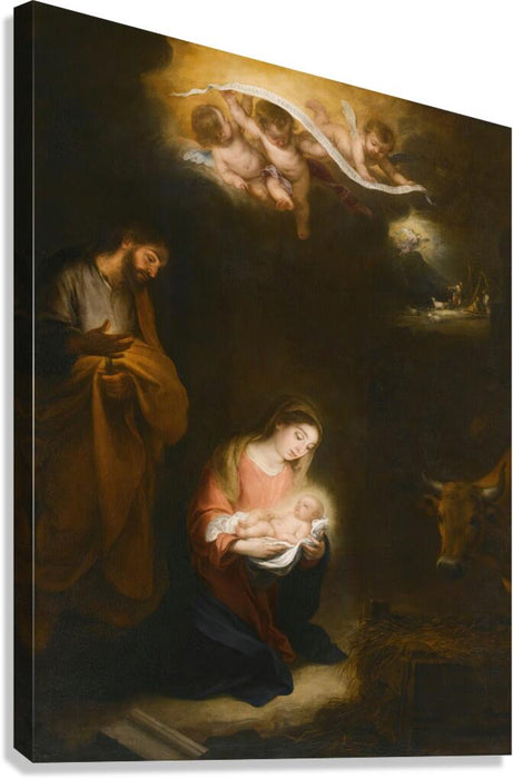 The Nativity with the Annunciation to the Shepherds